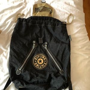 Kipling Vintage Large Drawstring Backpack